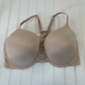 Victoria's Secret Body by Victoria Perfect Shape Racerback Bra 36DDD Nude Beige